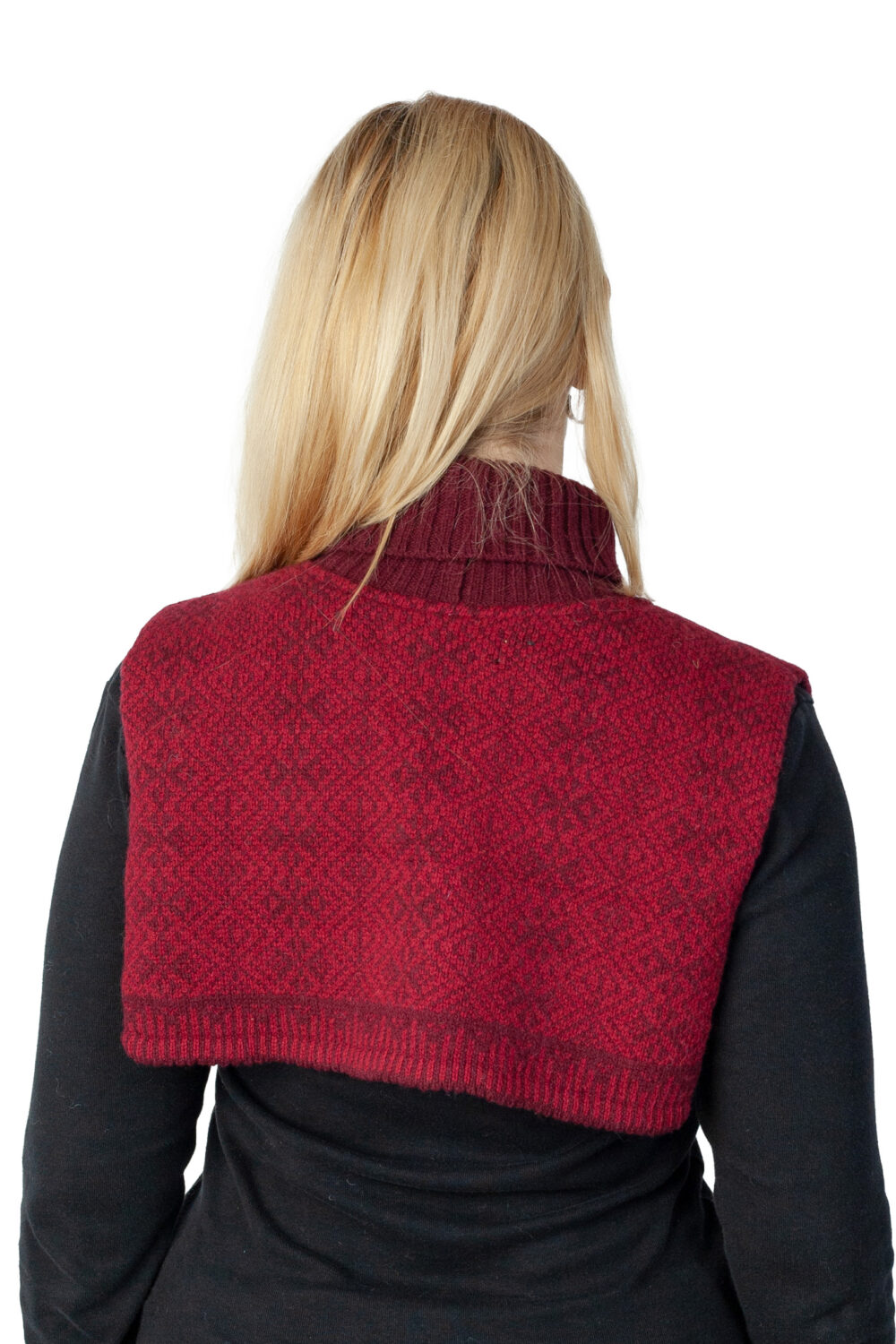 Merino wool neck warmer bib - Image 2