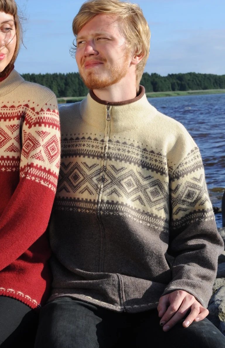 t-559-pp1-wool-cardigan-nordic-pattern-front Uldcardigan med nordisk mønster