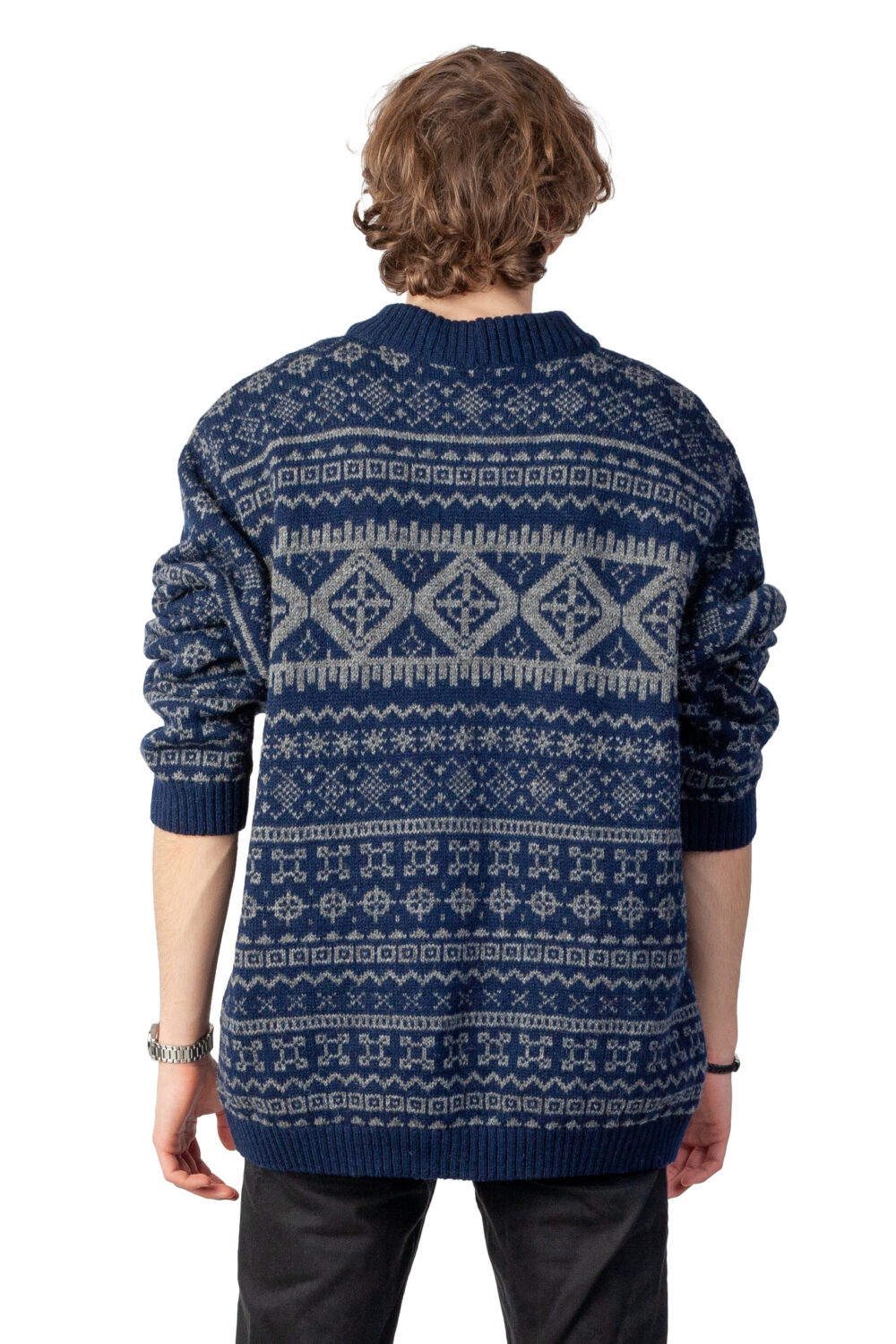 Wool turtleneck pullover with magical power symbols - Image 3