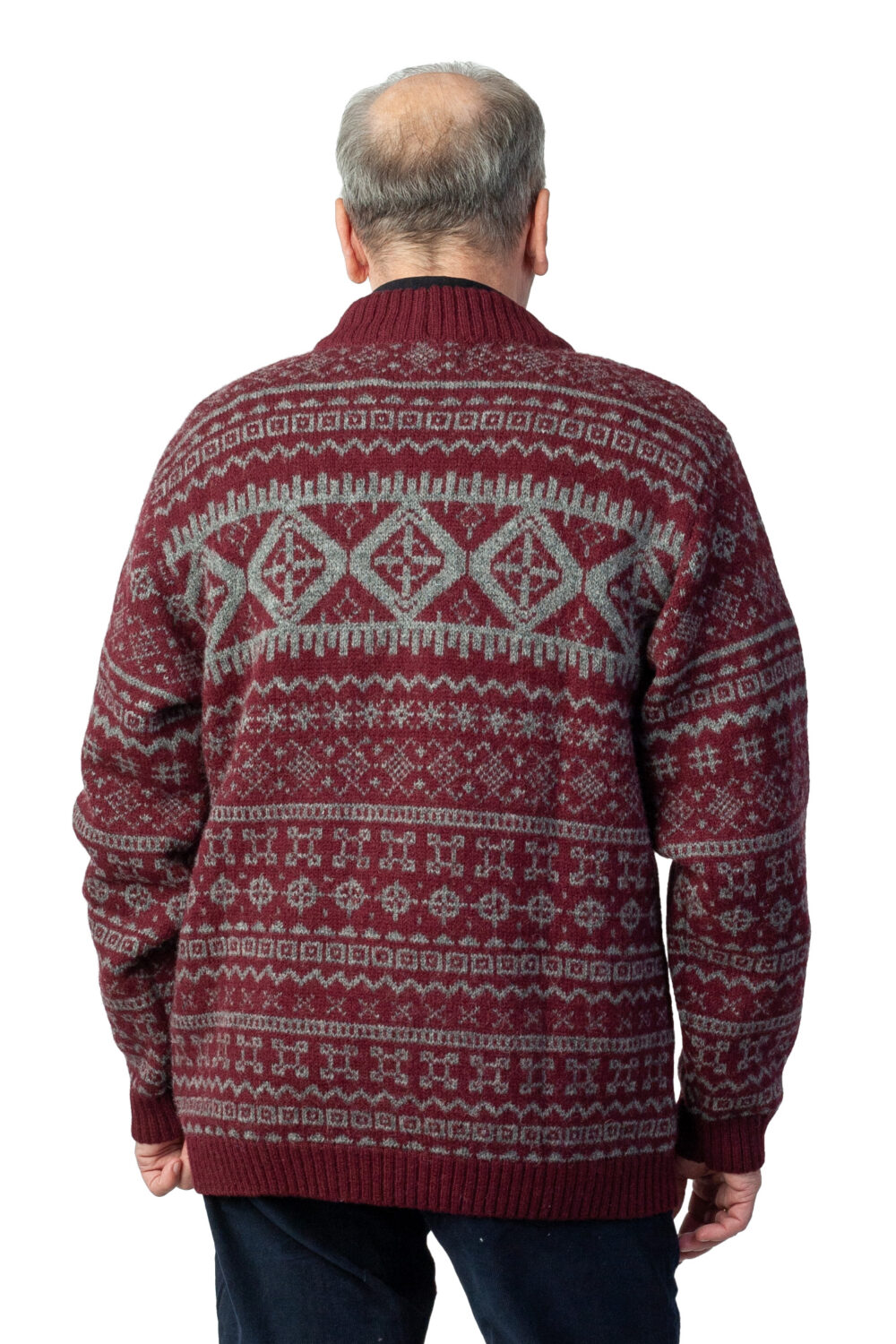 Wool turtleneck pullover with magical power symbols - Image 3