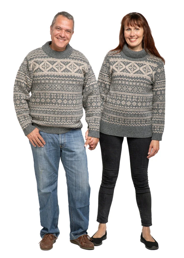 Wool pullover with magical protective symbols – image 2