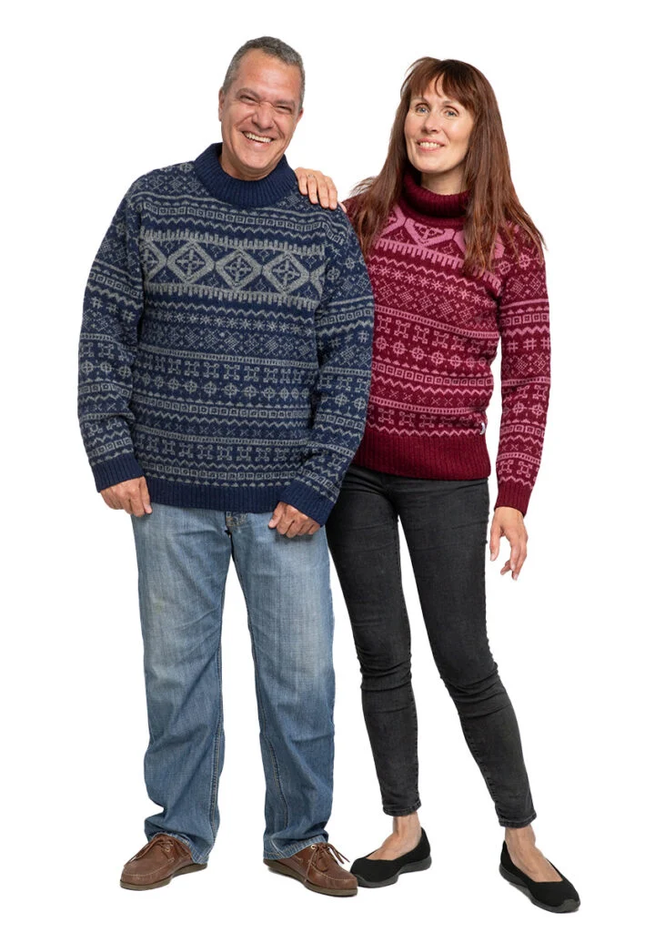 Wool pullover with magical protective symbols – image 2