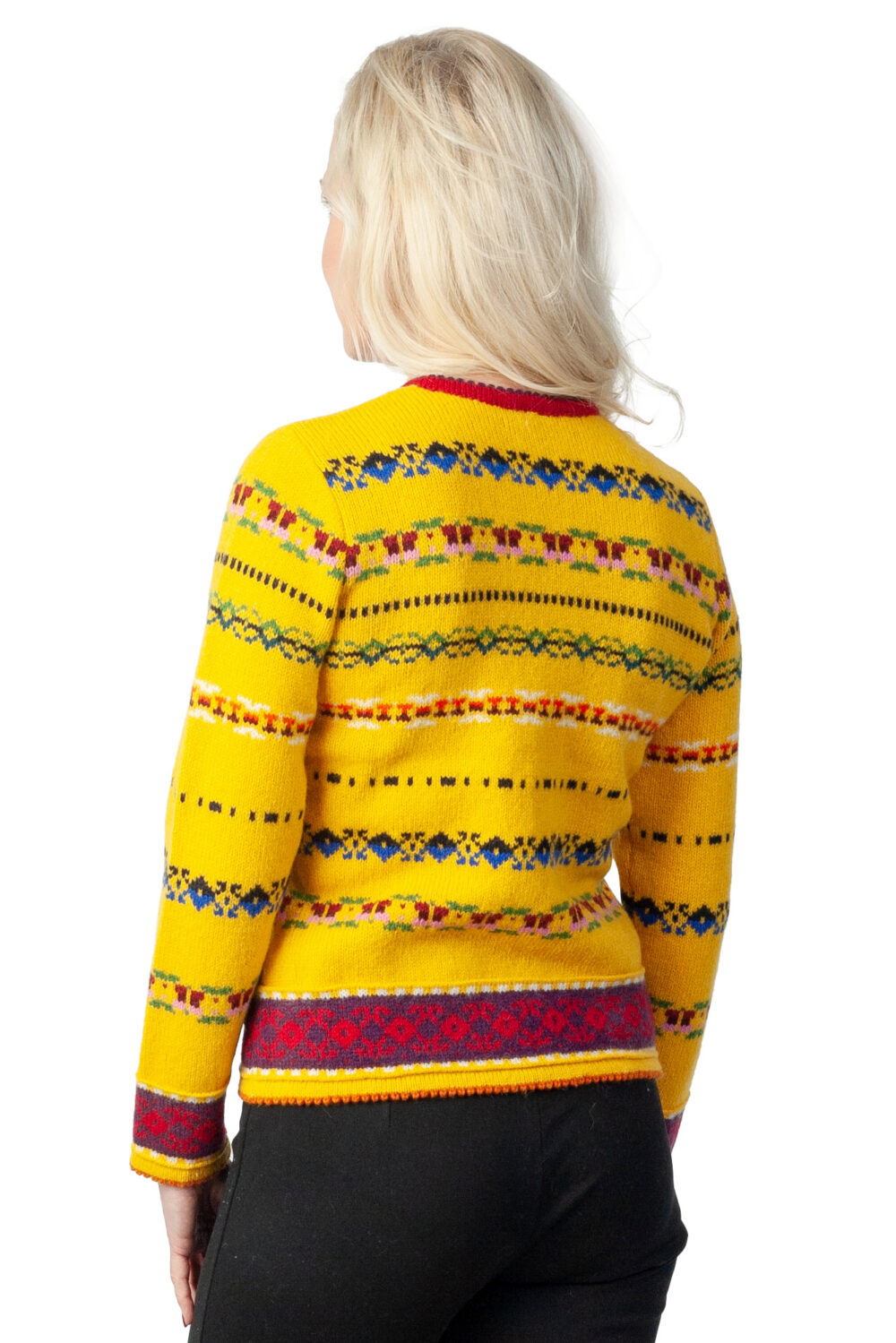 Wool cardigan with Muhu skirt pattern - Image 3