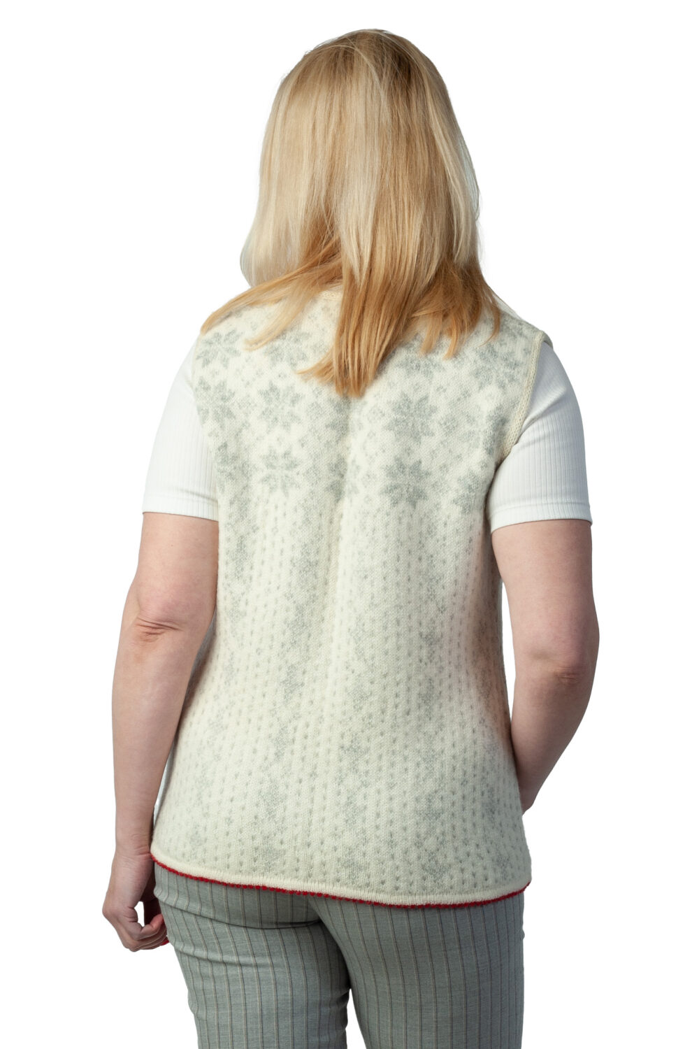 Wool vest with stars - Image 3