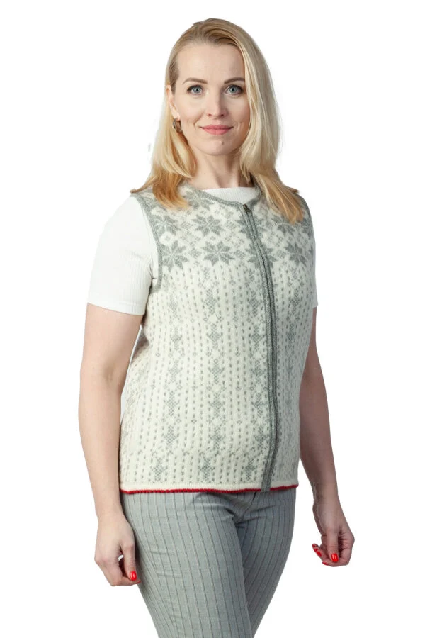 Villane vest tähe mustriga ja lukuga