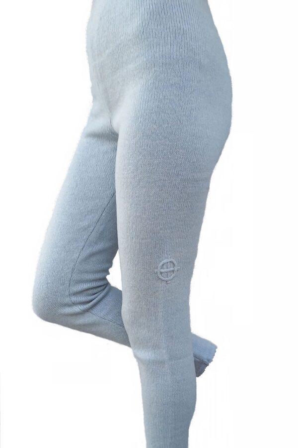 Merino wool leggings with power symbols