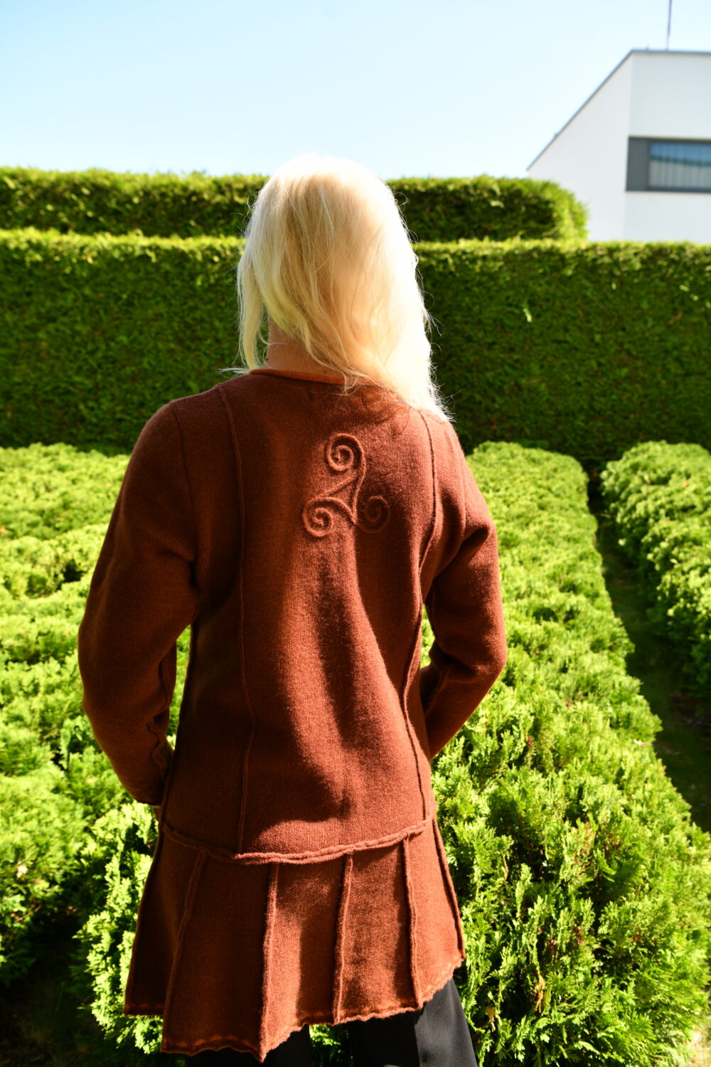 Cardigan-dress with pockets - Image 4