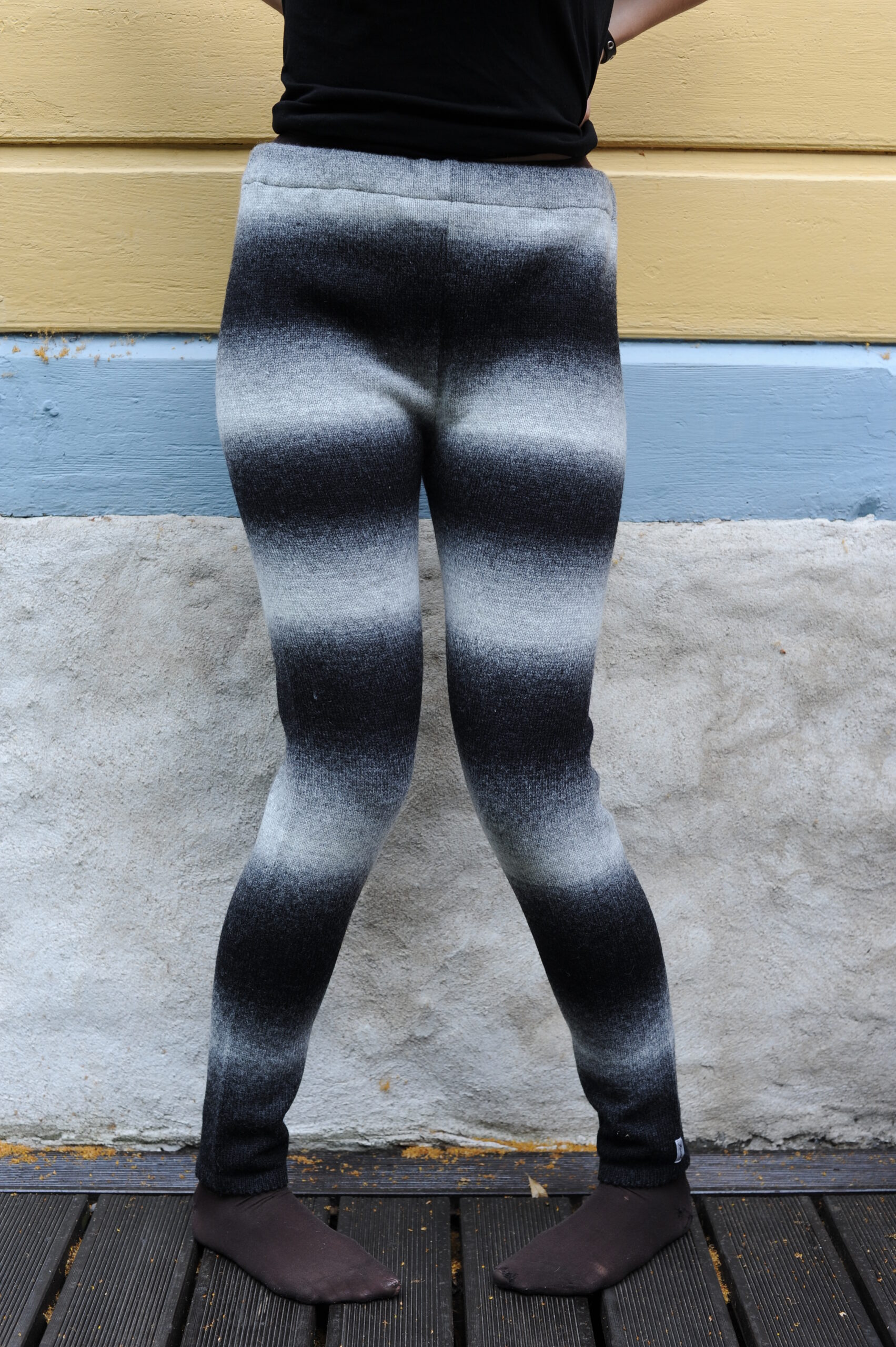 gradient wool leggings Wool multicoloured leggings - Image 1