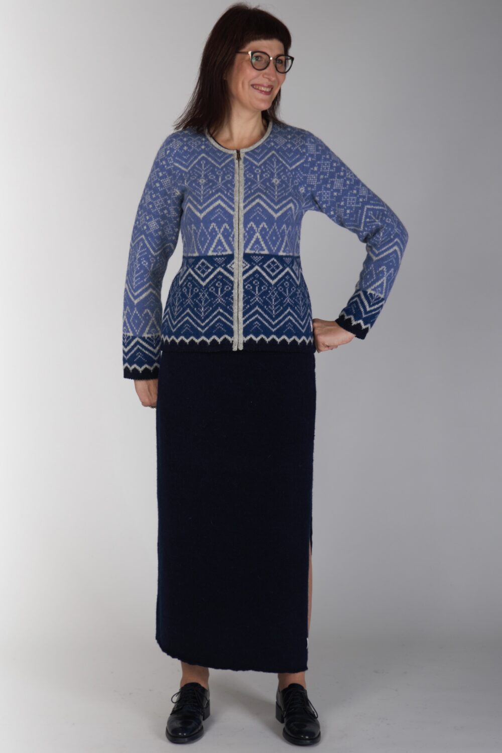 Short wool cardigan Mythology - Image 3