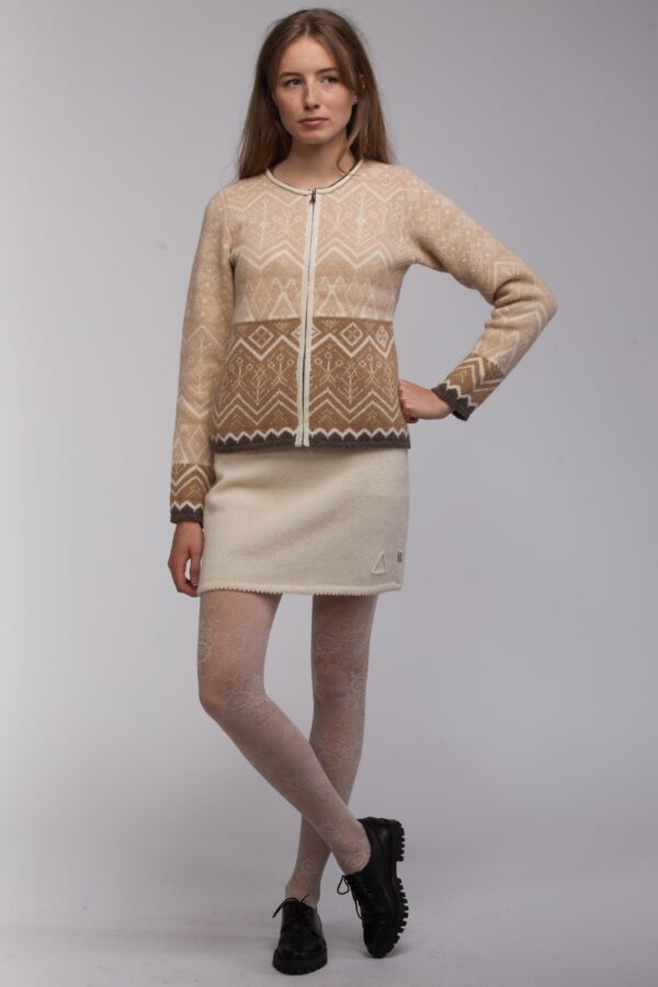 Short wool cardigan Mythology