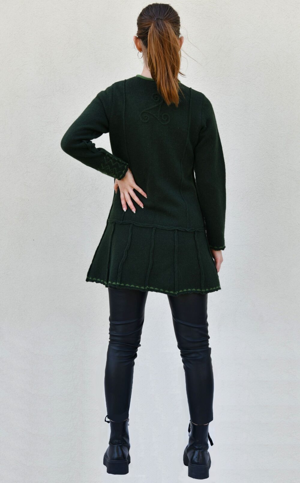 Cardigan-dress with pockets - Image 3