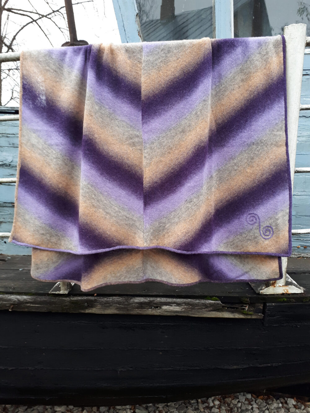 a-12-xei-large-wool-blanket-protective-symbol-front-3.jpg Large wool blanket with a protective symbol - Image 1
