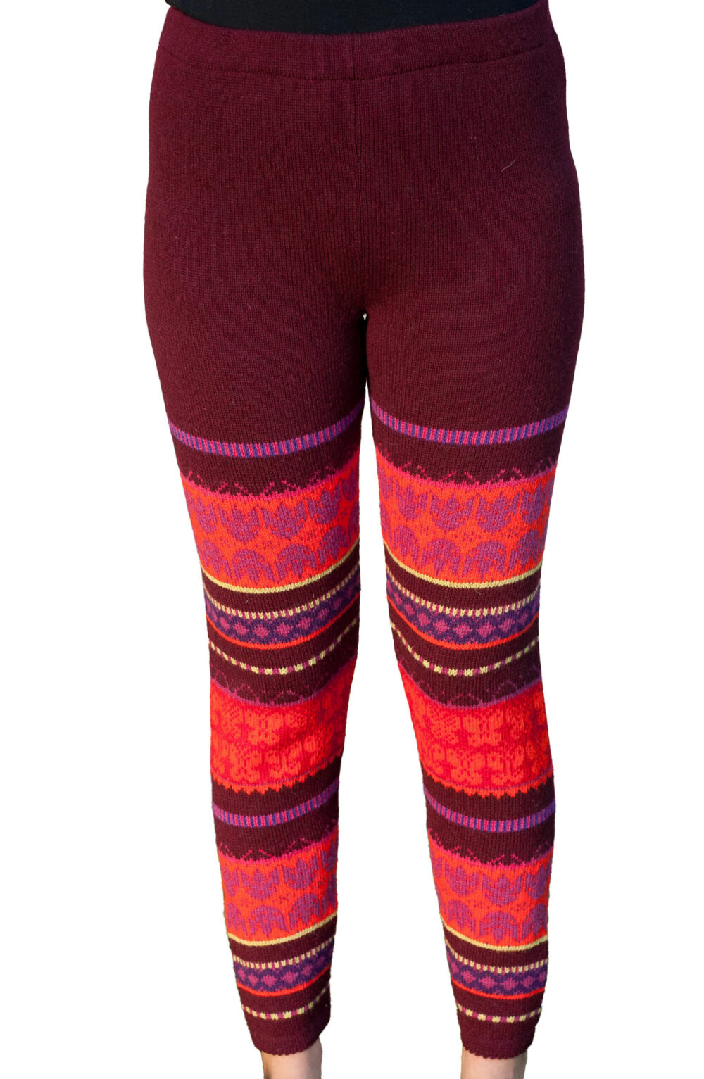 b-02-mm1-wool-leggings-butterflies-front-3.jpg Wool leggings with butterflies - Image 1