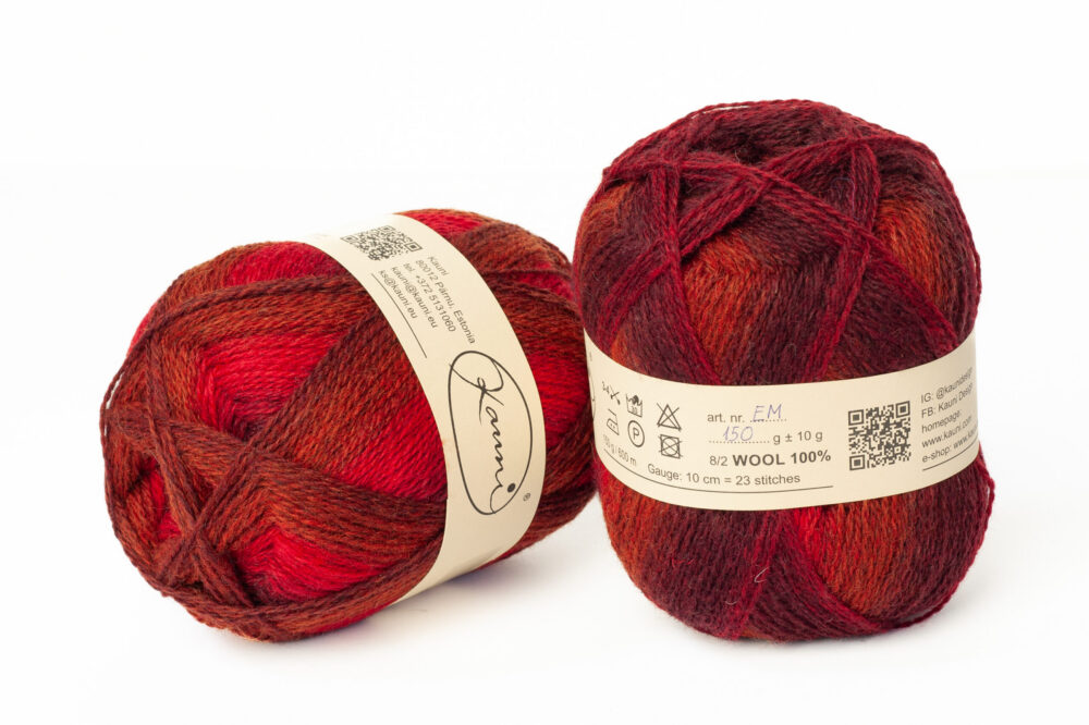 gradient-colour-pure-wool-yarn-EM-5.jpg Wool Yarn – Gradient Colour – EM - Image 1