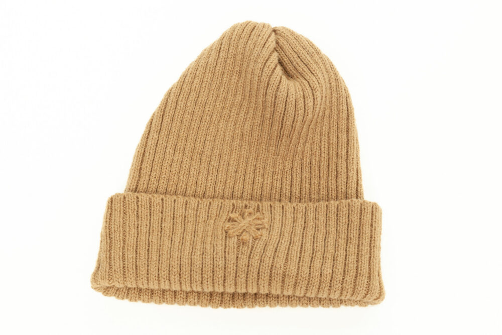 m-147-nn2-wool-hat-ribbed-knit-power-symbol-front-3.jpg Wool hat in ribbed knit with a power symbol - Image 1