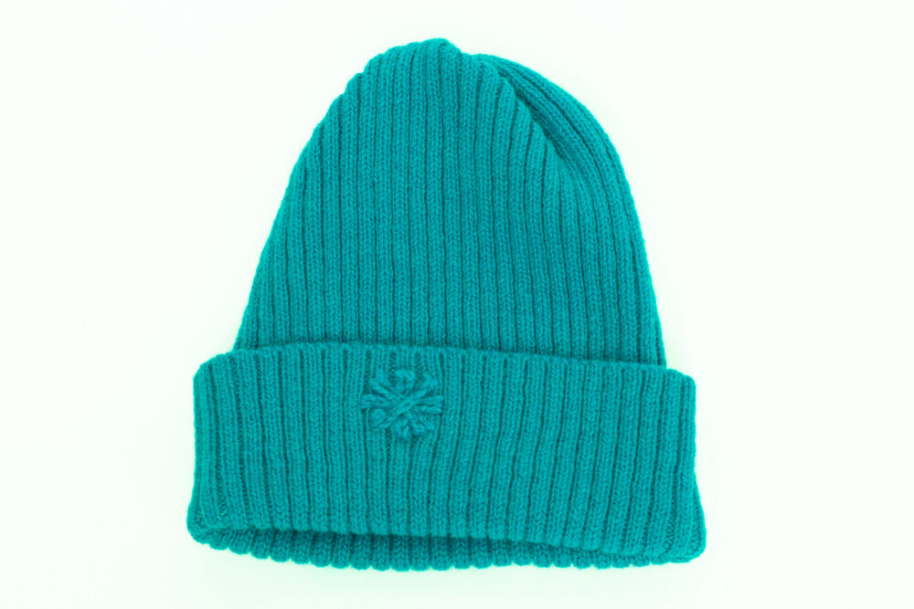 m-147-ss4-wool-hat-ribbed-knit-power-symbol-front-3.jpg Wool hat in ribbed knit with a power symbol - Image 1