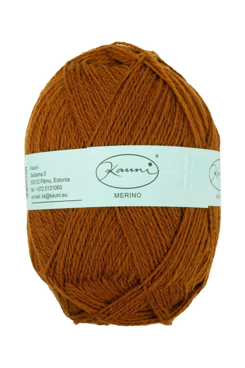 solid-colour-merino-wool-yarn-copper-brown-n6-5.jpg Merino Wool Yarn – Solid Colour – N6 Copper Brown - Image 1