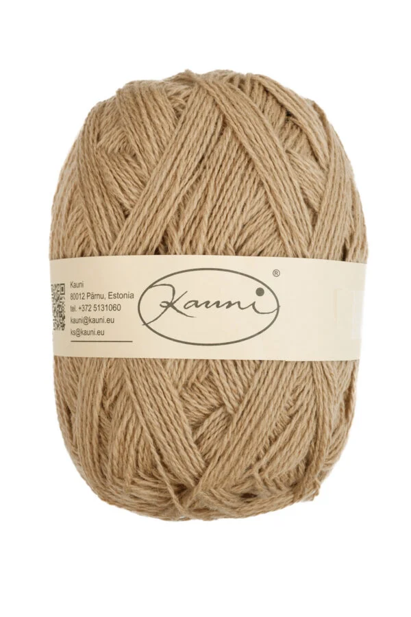 Wollgarn – Unifarben – NN2 Mandelbeige