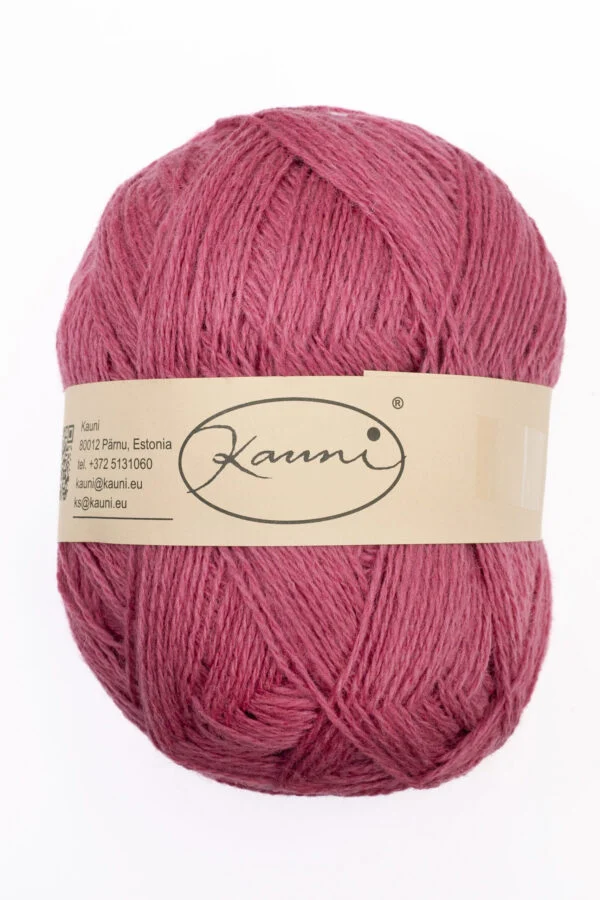 Lambavillane lõng 8/2 – ühevärviline – JJ4 kirsiõieroosa