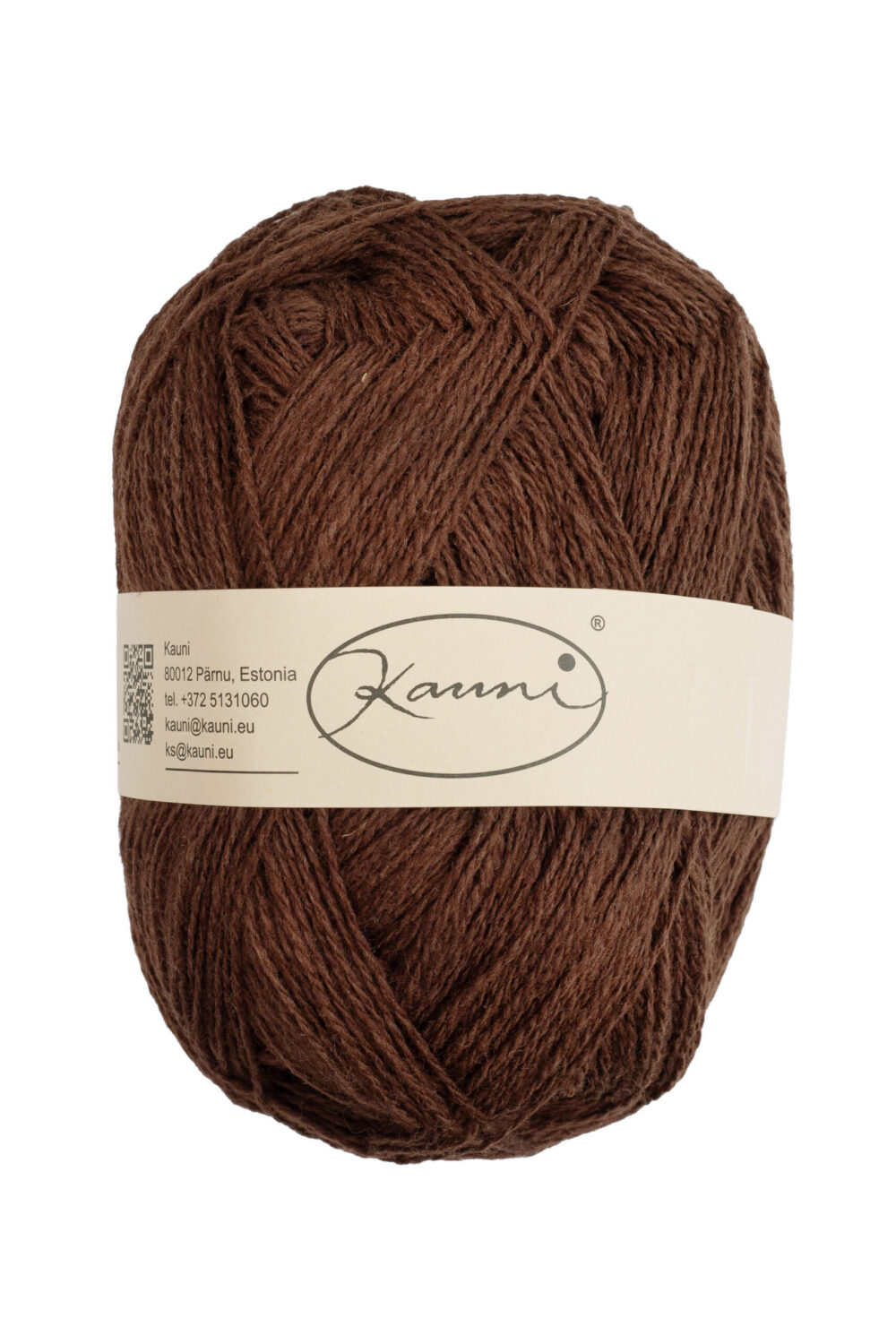 solid-colour-pure-wool-yarn-chocolate-brown-pp-5.jpg Wool Yarn – Solid Colour – PP Chocolate Brown - Image 1