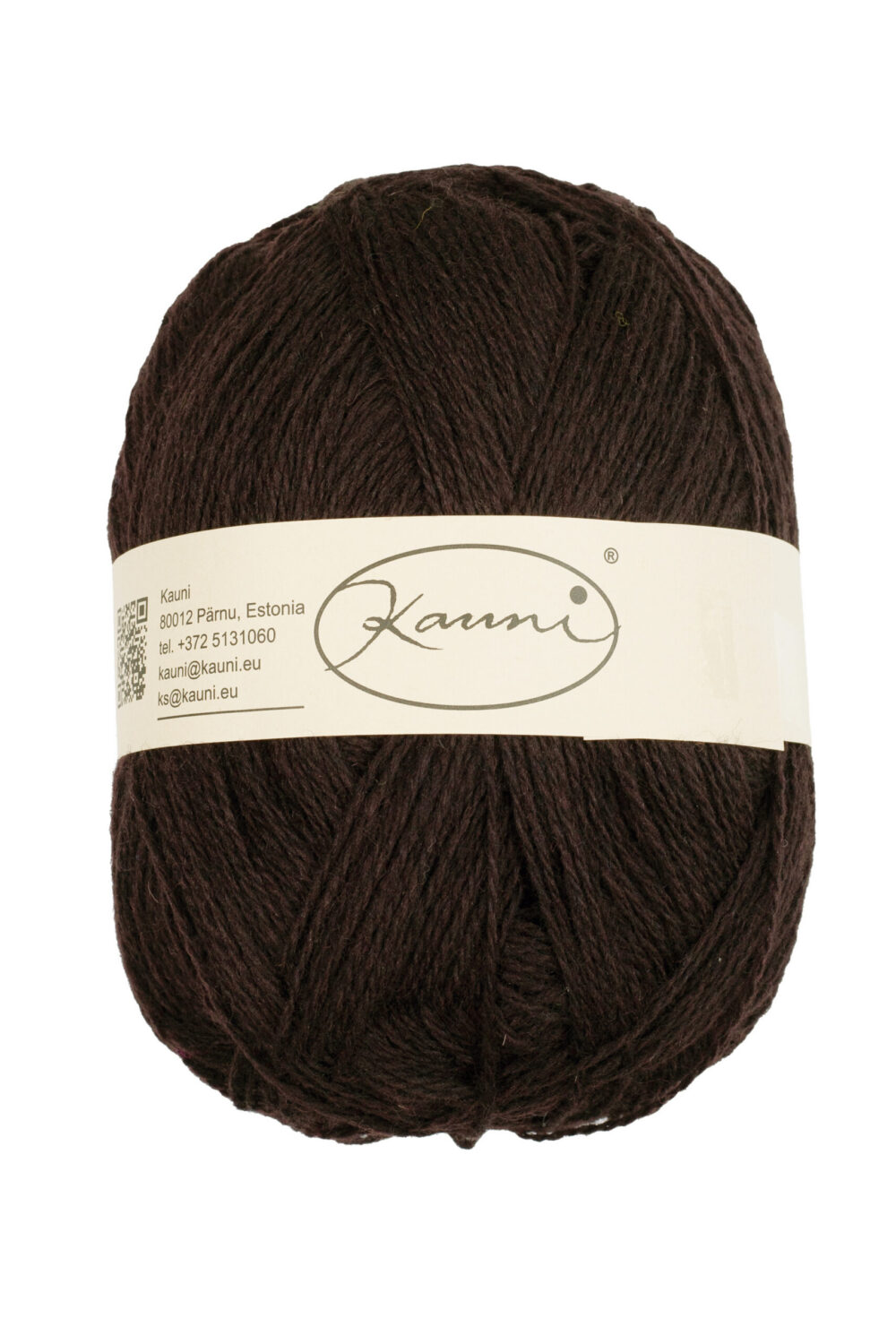 solid-colour-pure-wool-yarn-dark-coffee-brown-pp5-5.jpg Wool Yarn – Solid Colour – PP5 Dark Coffee Brown - Image 1