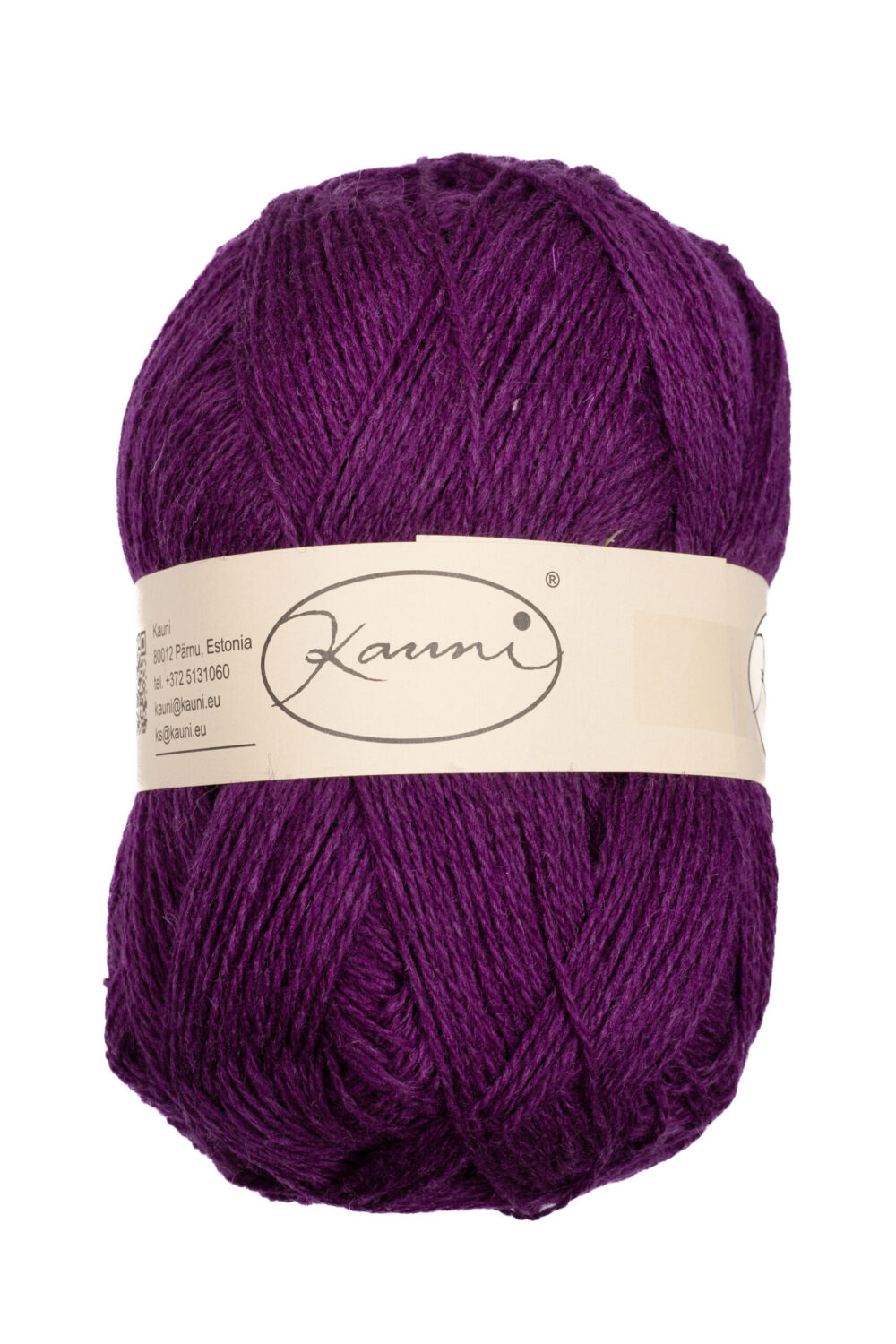 solid-colour-pure-wool-yarn-dark-eggplant-purple-ll6-5.jpg Wool Yarn – Solid Colour – LL6 Dark Eggplant Purple - Image 1