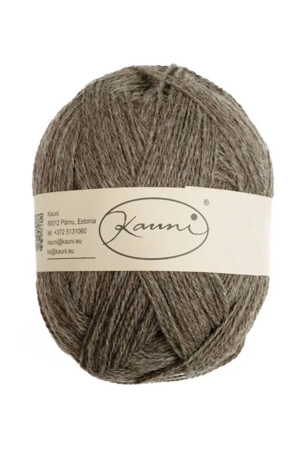 Wool Yarn – Solid Colour – PP1 Dark Grey Brown