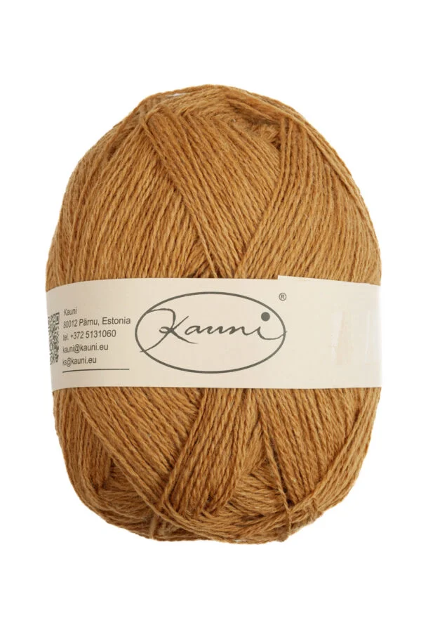Wool Yarn – Solid Colour – NN4 Light Copper Brown