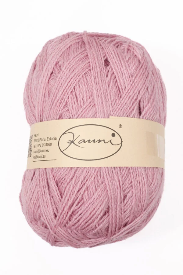 Lambavillane lõng 8/2 – ühevärviline – JJ pärlroosa