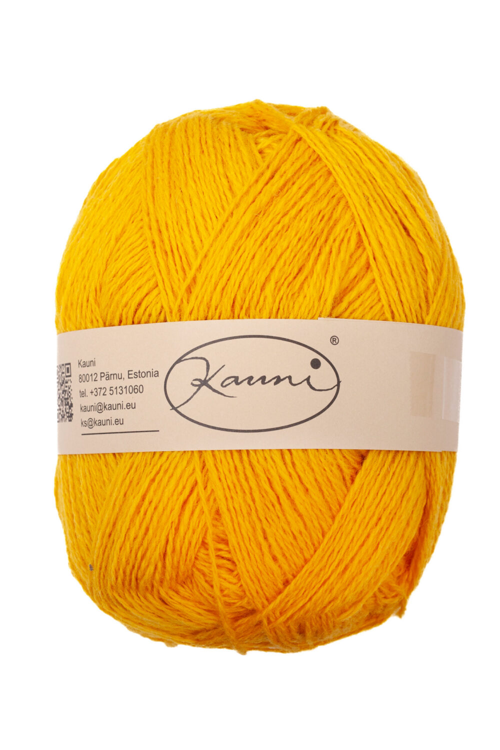 solid-colour-pure-wool-yarn-sunflower-yellow-kk1-5.jpg Wool Yarn – Solid Colour – KK1 Sunflower Yellow - Image 1