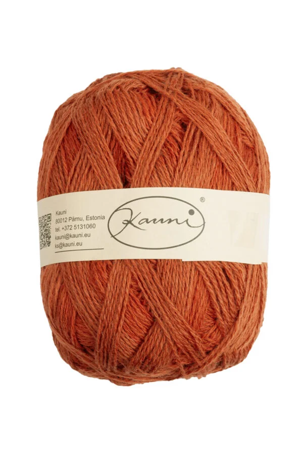 Wool Yarn – Solid Colour – NN8 Warm Amber Brown