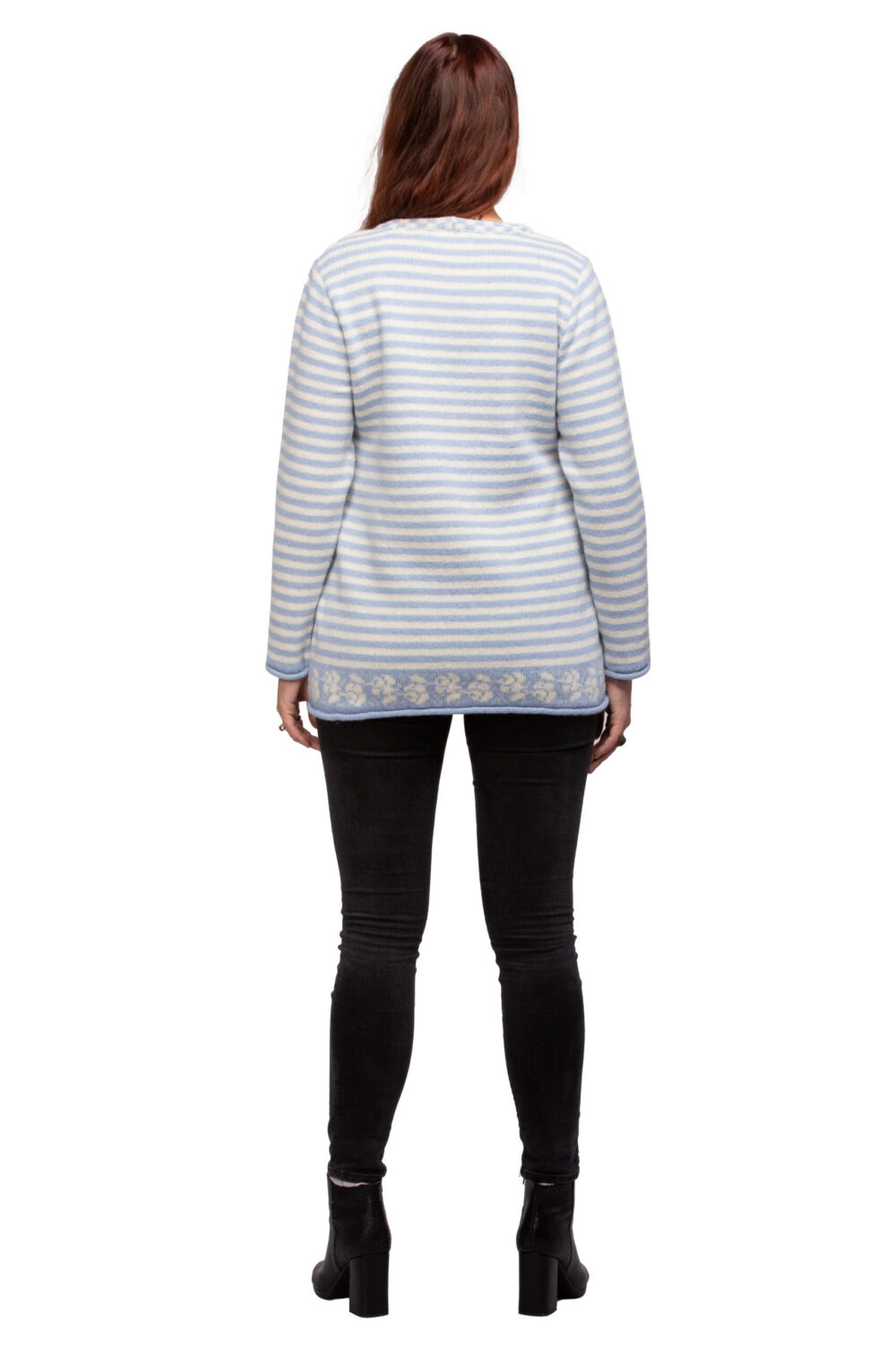 Wool pullover with stripes - Image 2