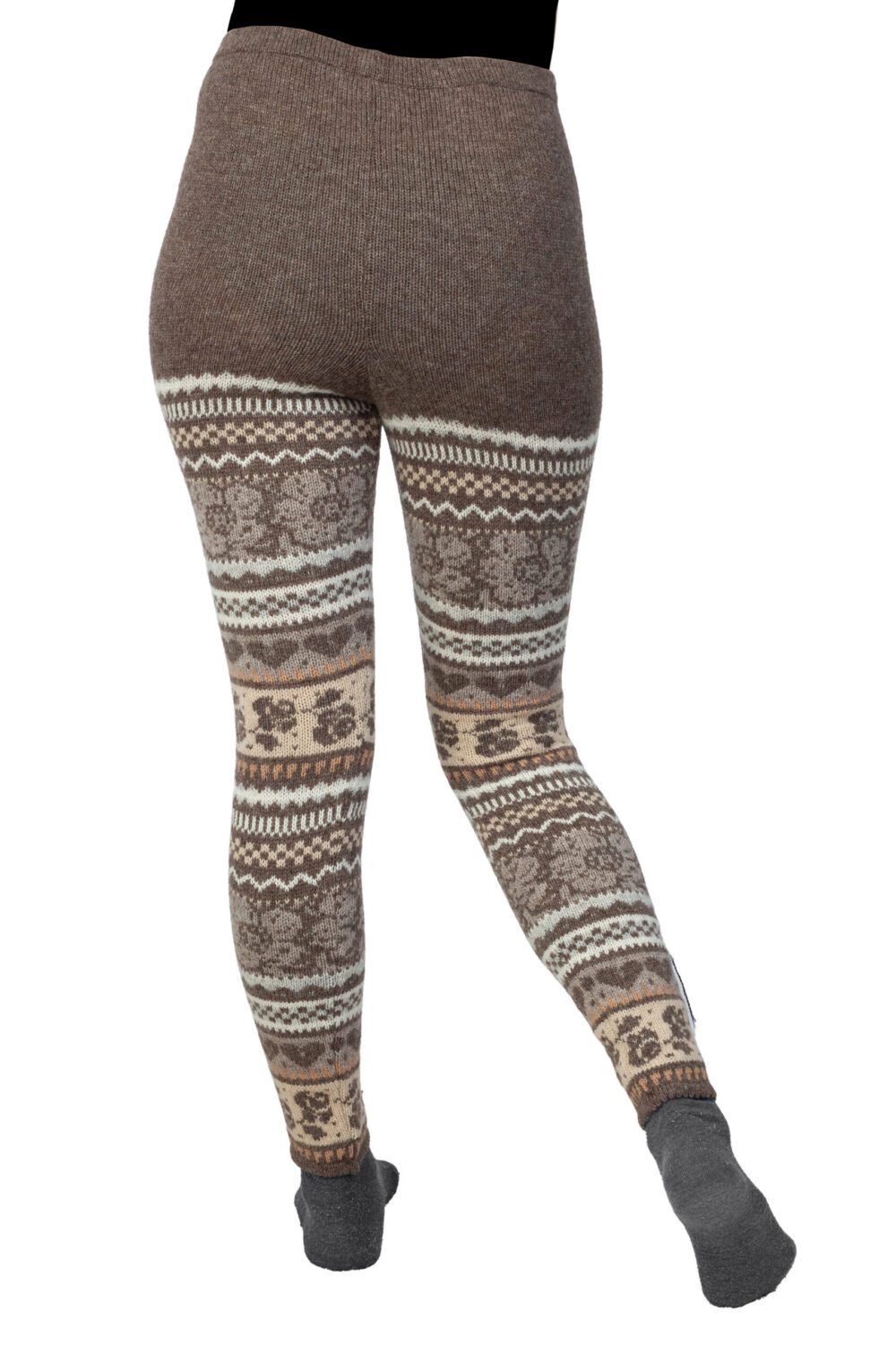 Wool leggings with vibrant patterns - Image 2