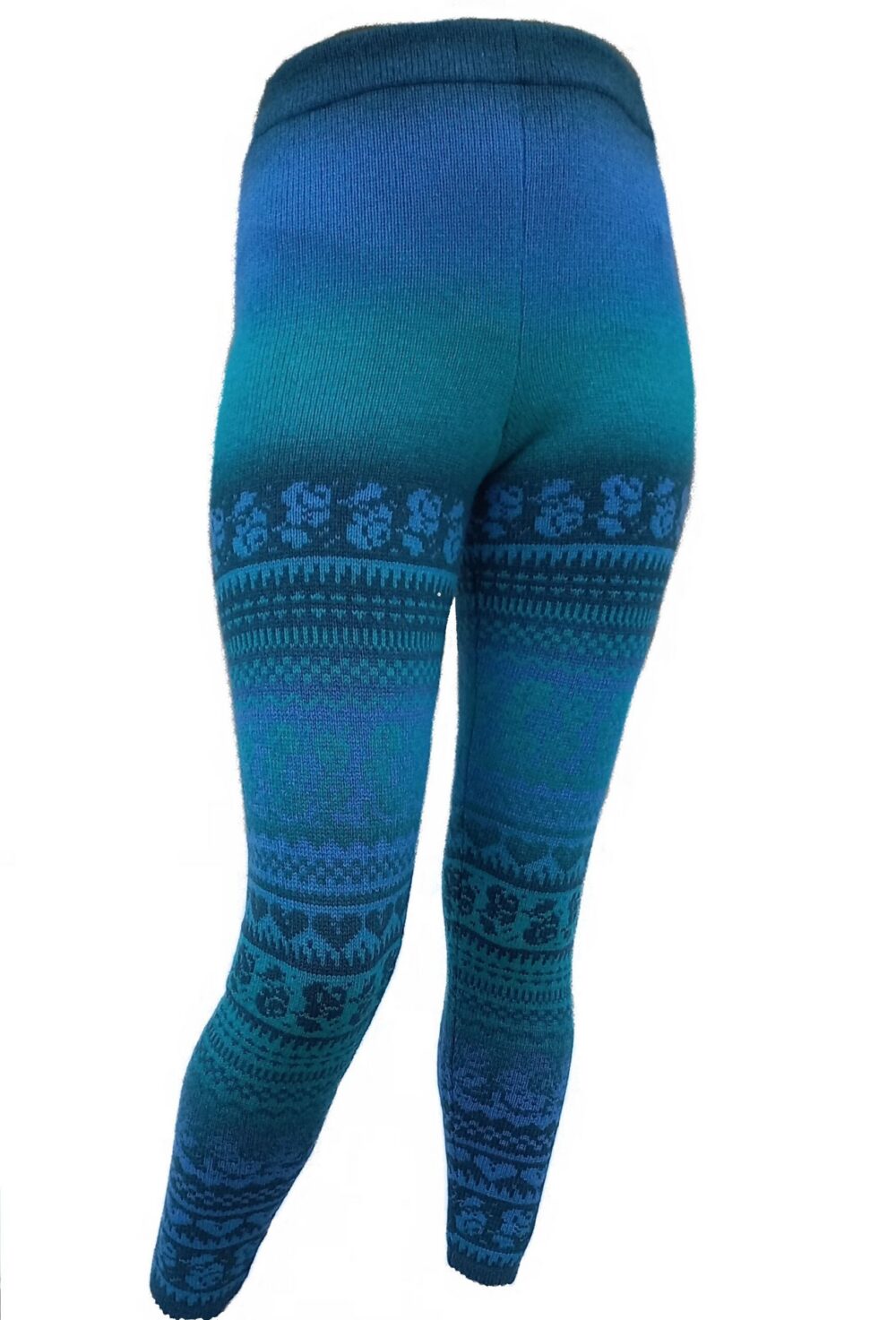 Wool leggings with patterns - Image 2