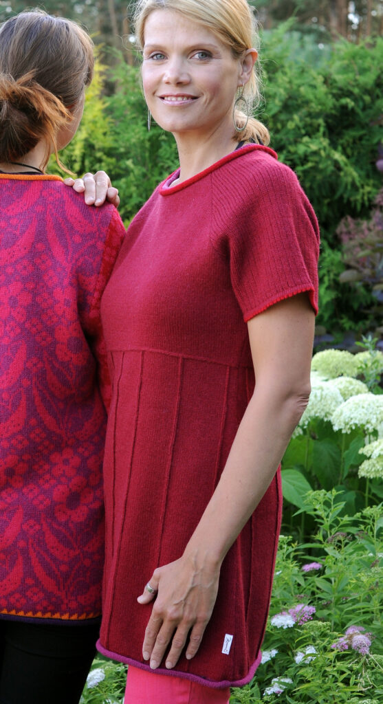 a line wool dress Elegant A-line maxi button front wool dress with a belt main image 0