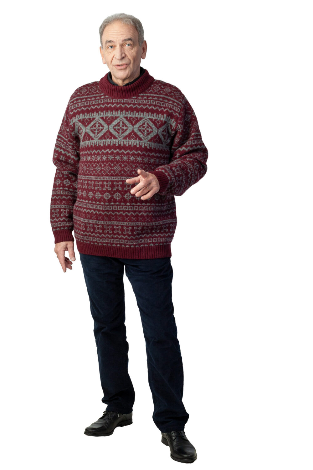 t-619-mm1-wool-turtleneck-pullover-magical-power-symbols-front3-2.jpg Wool turtleneck pullover with magical power symbols - Image 1