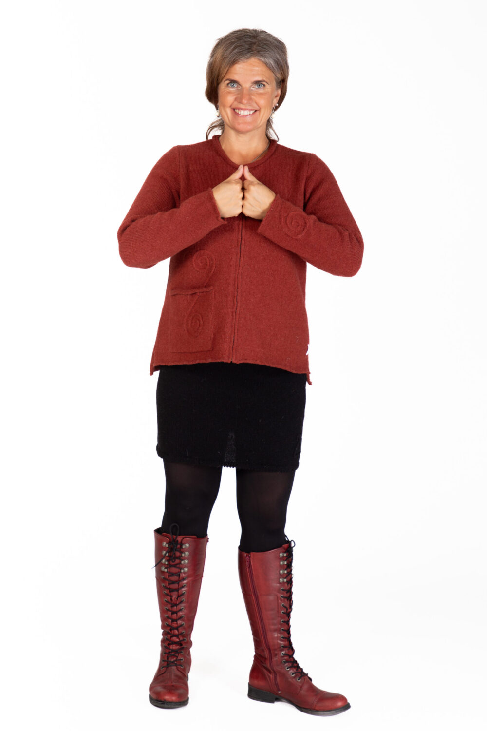 t-621-nn9-short-wool-cardigan-zipper-cord-pleats-front3-2.jpg Villane lühike kardigan lukuga ja nöörvoltidega - Image 1