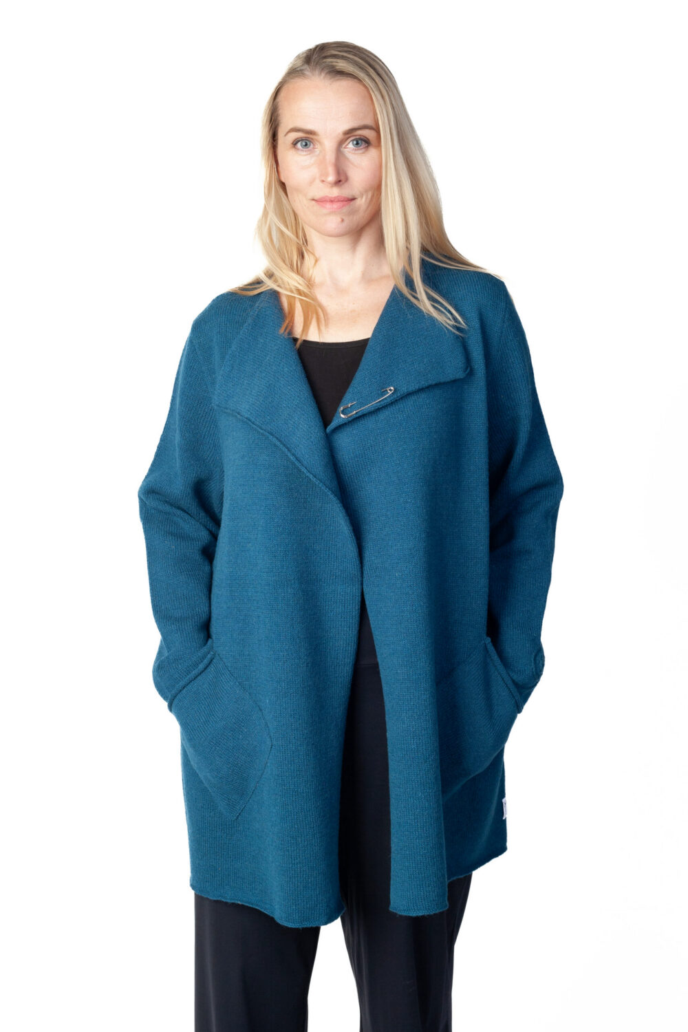 t-650-zz1-wool-wrap-cardigan-pockets-protective-patterns-front-2.jpg Wool wrap cardigan with pockets and protective patterns - Image 1