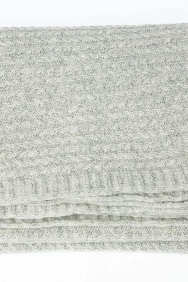 Wool throw "Braid"