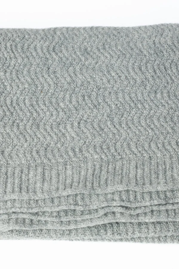 Wool throw "Wave"