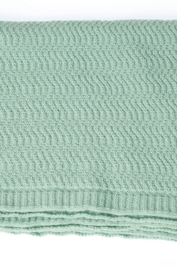Wool throw "Wave"