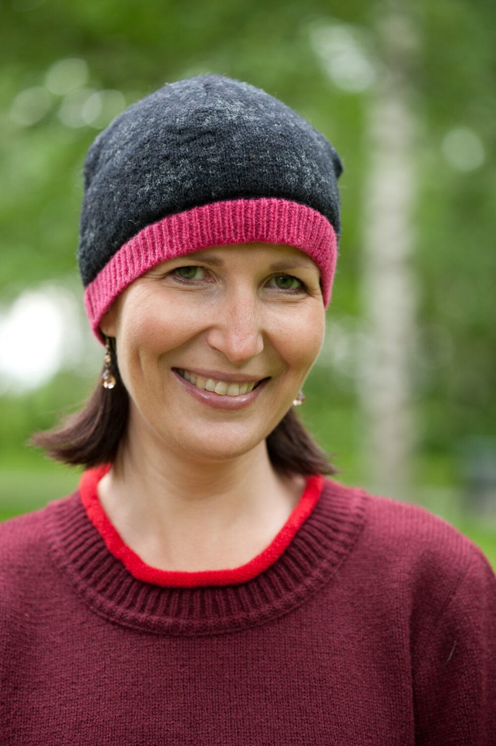 m-130-cc-hat-with-dot-pattern-side Hat with a dot pattern - Image 1