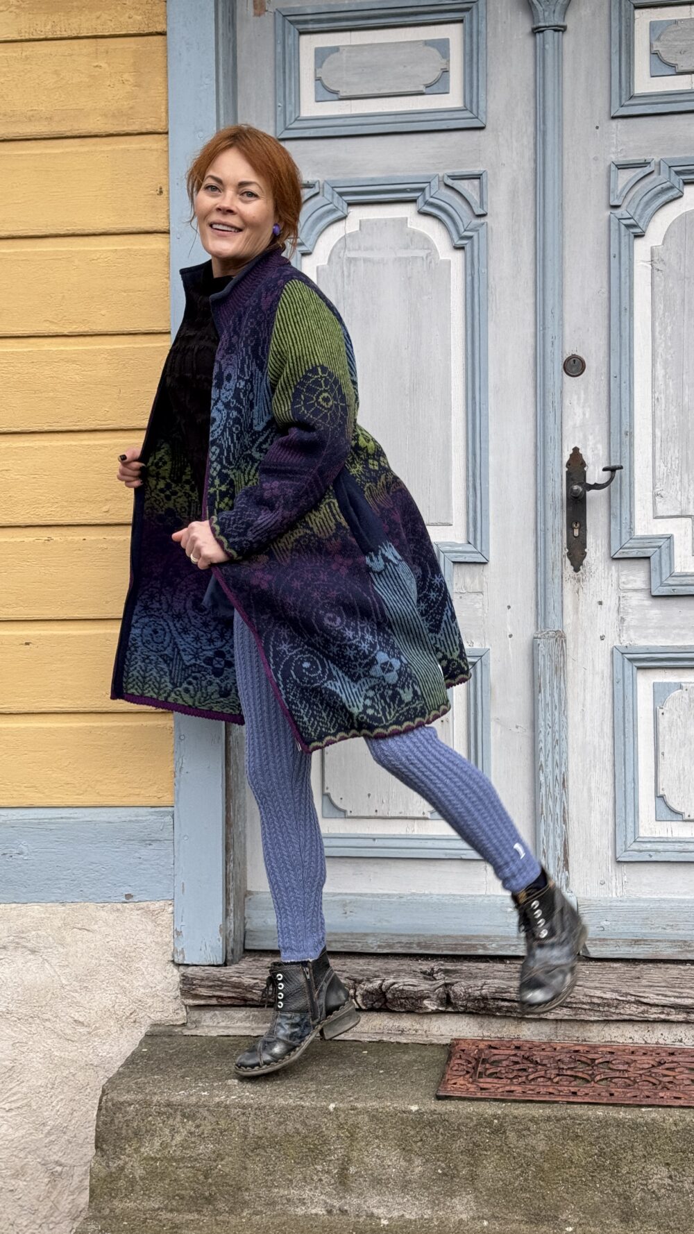 Cable-knit leggings - Image 2