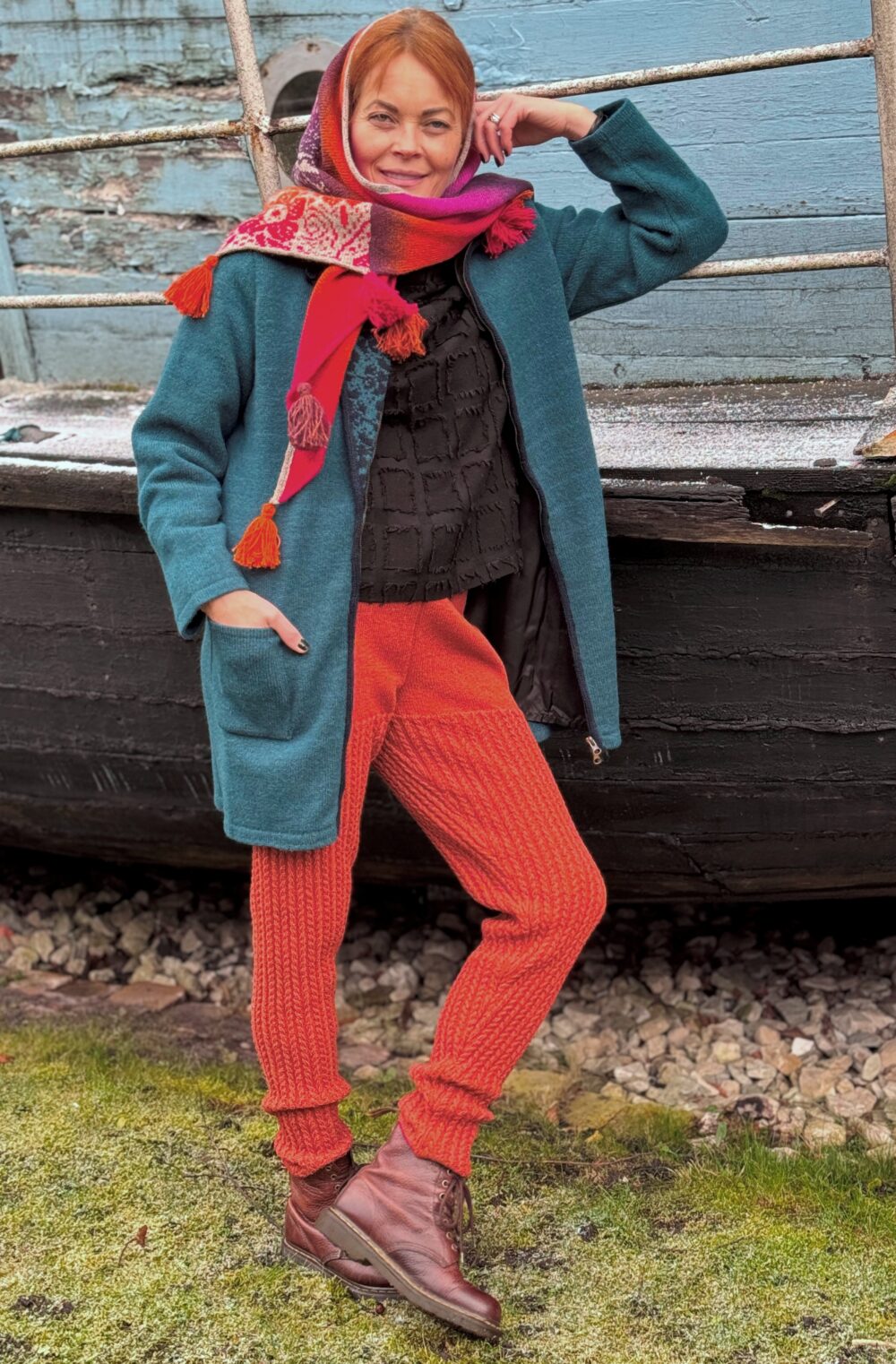 Cable-knit leggings - Image 2