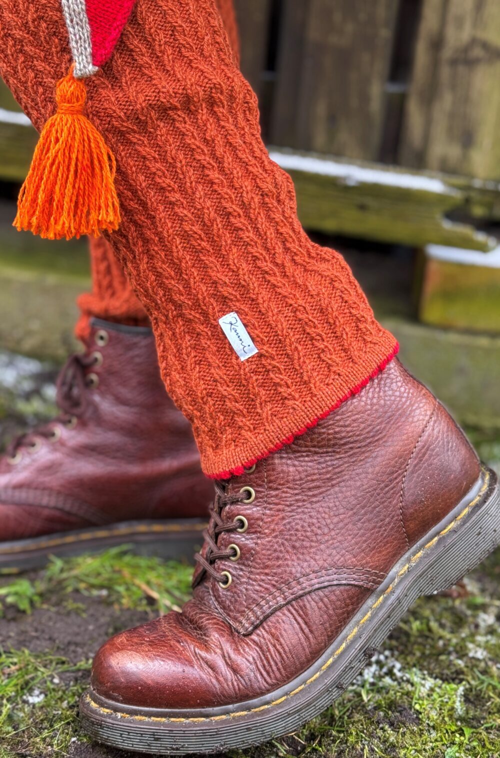 Cable-knit leggings - Image 3