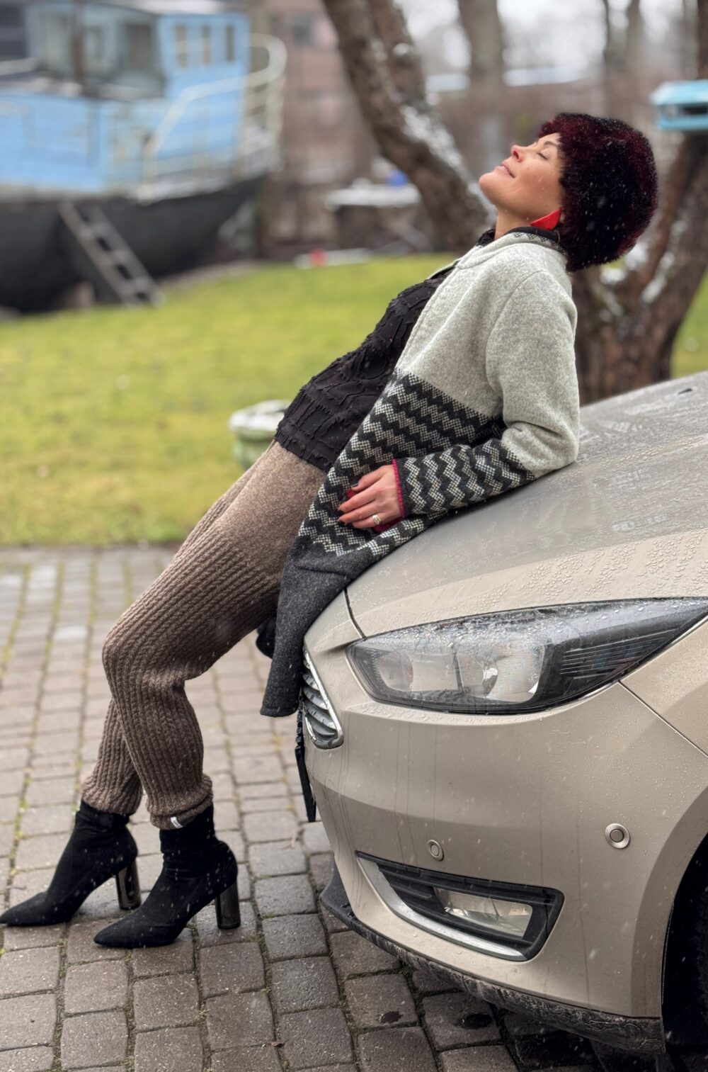 Cable-knit leggings - Image 2