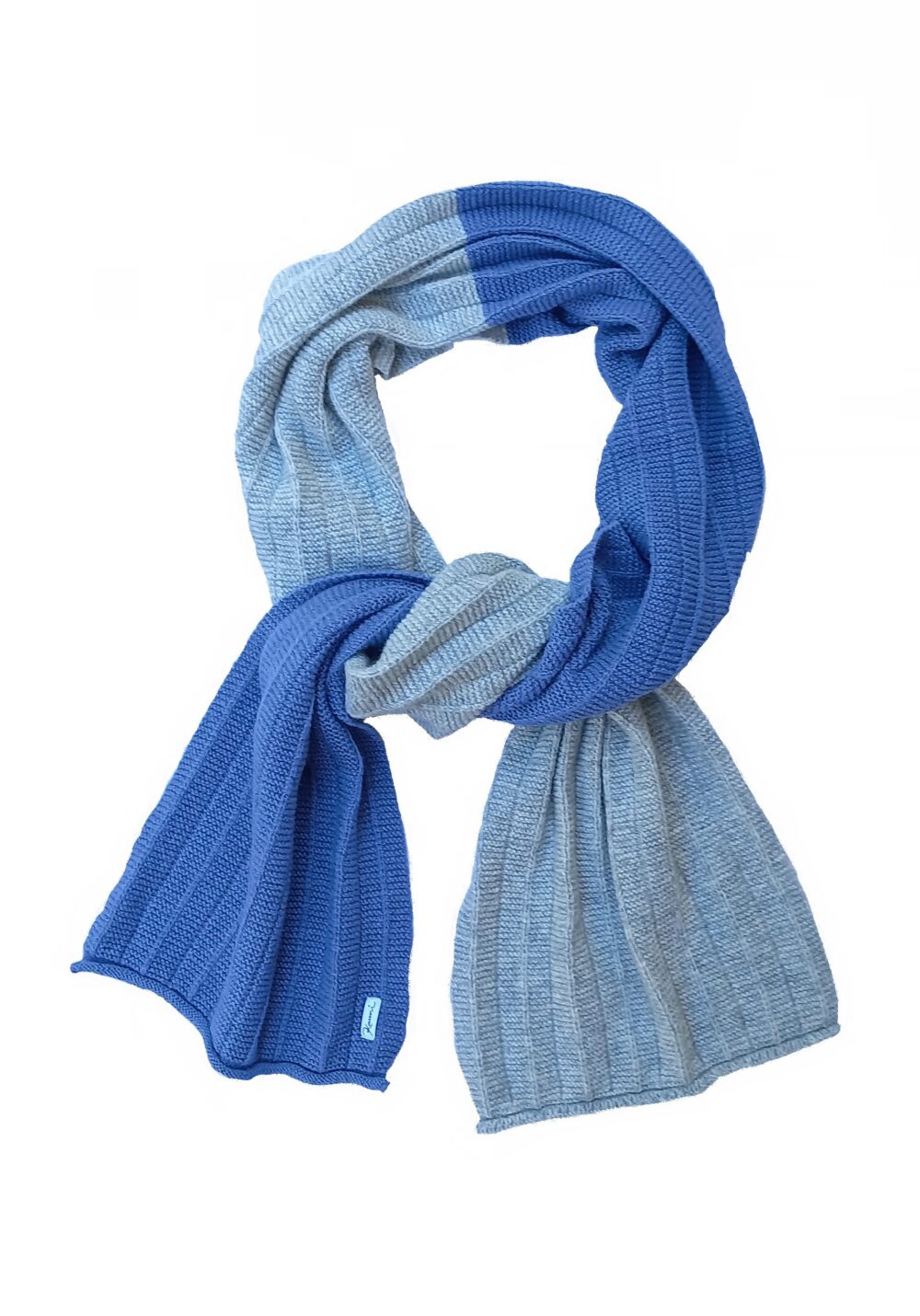 Multicolor scarf with texturized pattern - Image 1