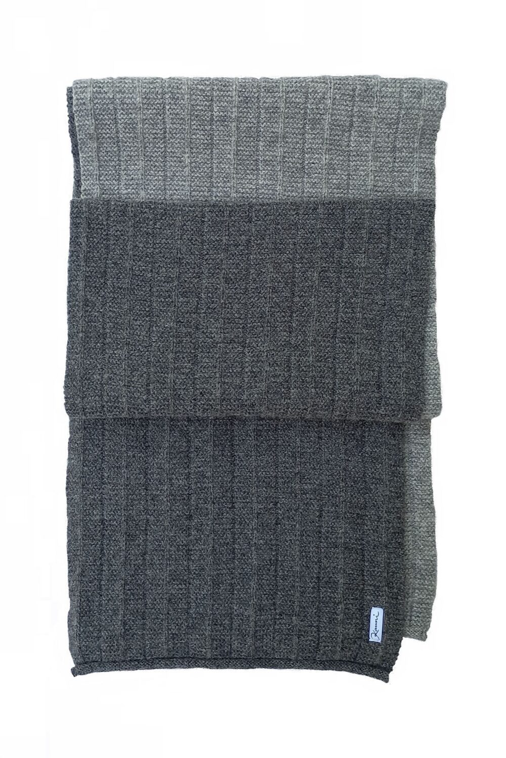 Multicolor scarf with texturized pattern - Image 1