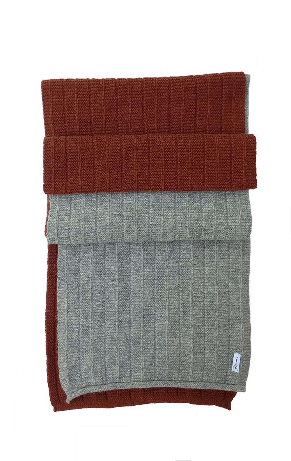Multicolor scarf with texturized pattern - Image 2