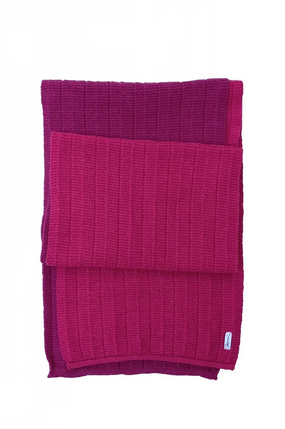 Multicolor scarf with texturized pattern - Image 3